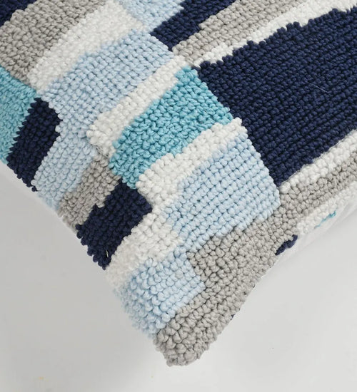 Arctic Mosaic Hand-Tufted Wool Pillow Cover