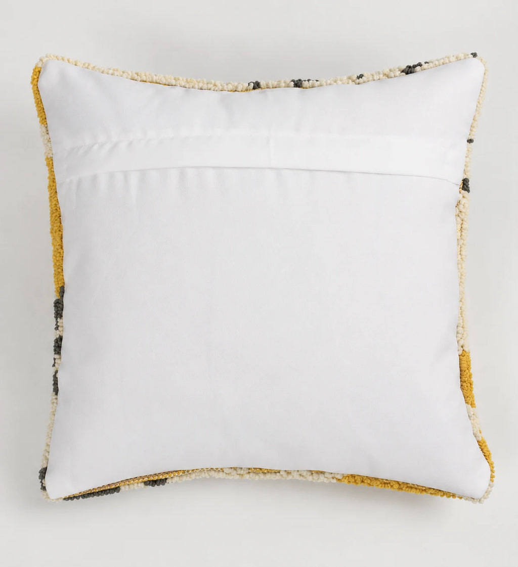 Golden Botanical Abstract Pillow Cover