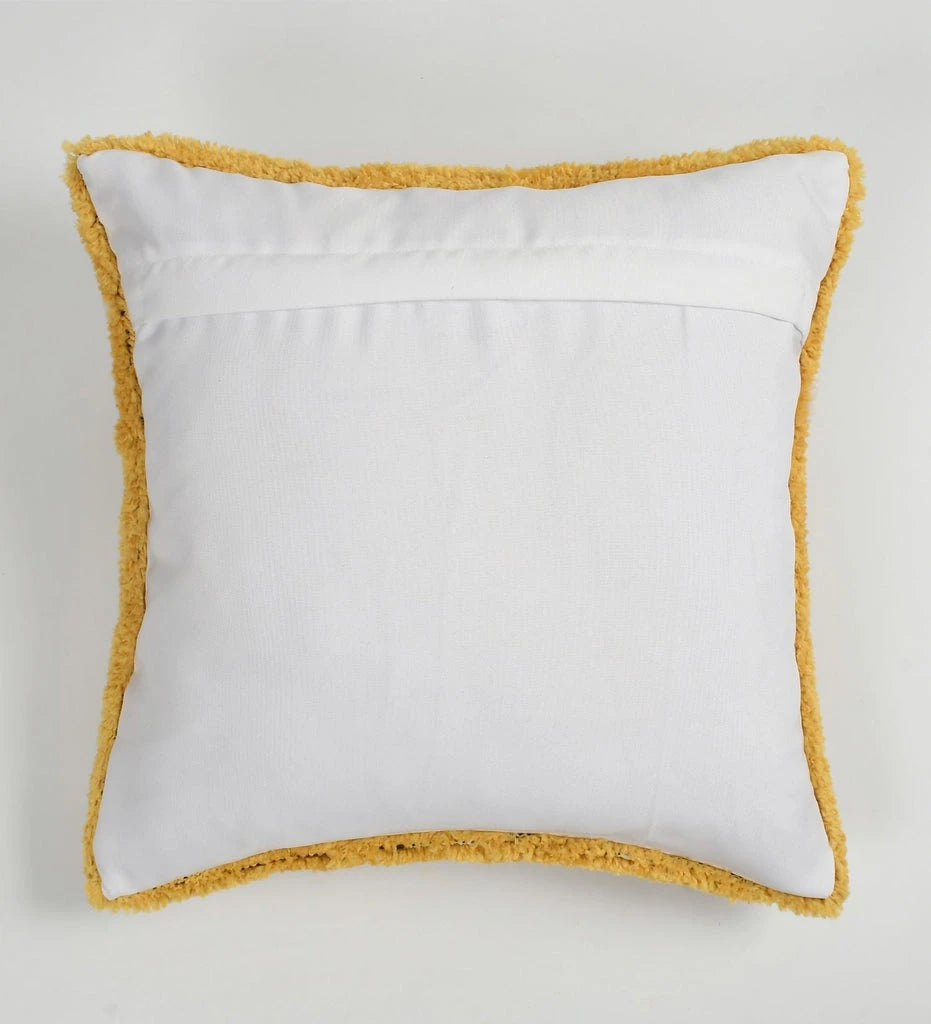 Mustard Sunshine Floral Pillow Cover