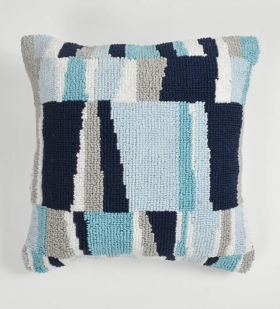 Arctic Mosaic Hand-Tufted Wool Pillow Cover
