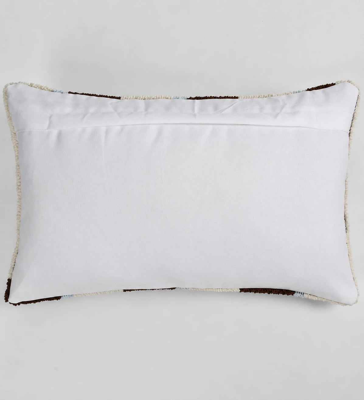 Cocoa Horizon Hand-Tufted Wool Pillow Cover