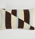 Cocoa Horizon Hand-Tufted Wool Pillow Cover
